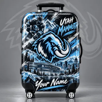 Utah Mammoth | Premium NHL Personalized Arena Pride Luggage Cover NDN