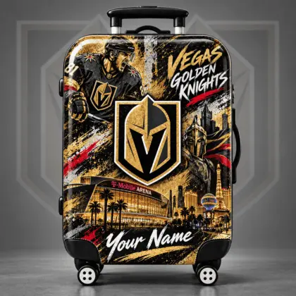 Vegas Golden Knights | Premium NHL Personalized Arena Pride Luggage Cover NDN