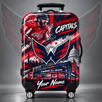 Washington Capitals | Premium NHL Personalized Arena Pride Luggage Cover NDN