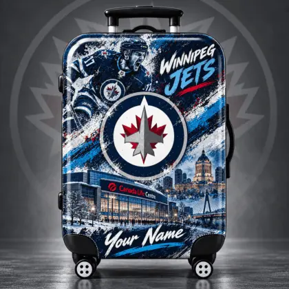 Winnipeg Jets | Premium NHL Personalized Arena Pride Luggage Cover NDN