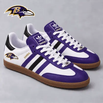Baltimore Ravens | Premium NFL Game Day Samba Shoes NY