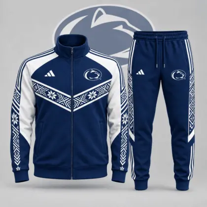 Penn State Nittany Lions | Premium NCAA Nordic Heritage Full Zip Jacket And Jogger Set NDN