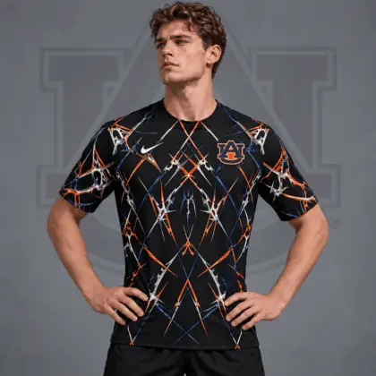 Auburn Tigers | Premium NCAA Razor Web Performance Crewneck T-Shirt NDN