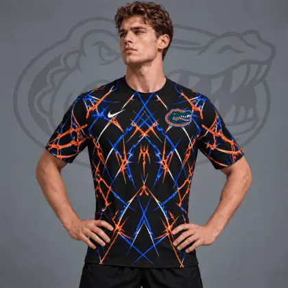 Florida Gators | Premium NCAA Razor Web Performance Crewneck T-Shirt NDN
