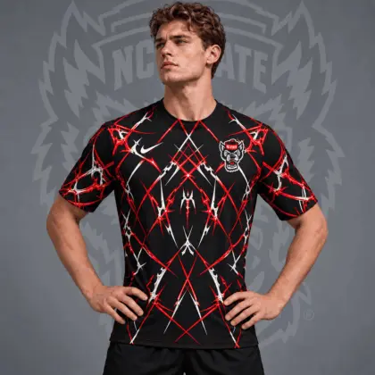Nc State Wolfpack | Premium NCAA Razor Web Performance Crewneck T-Shirt NDN