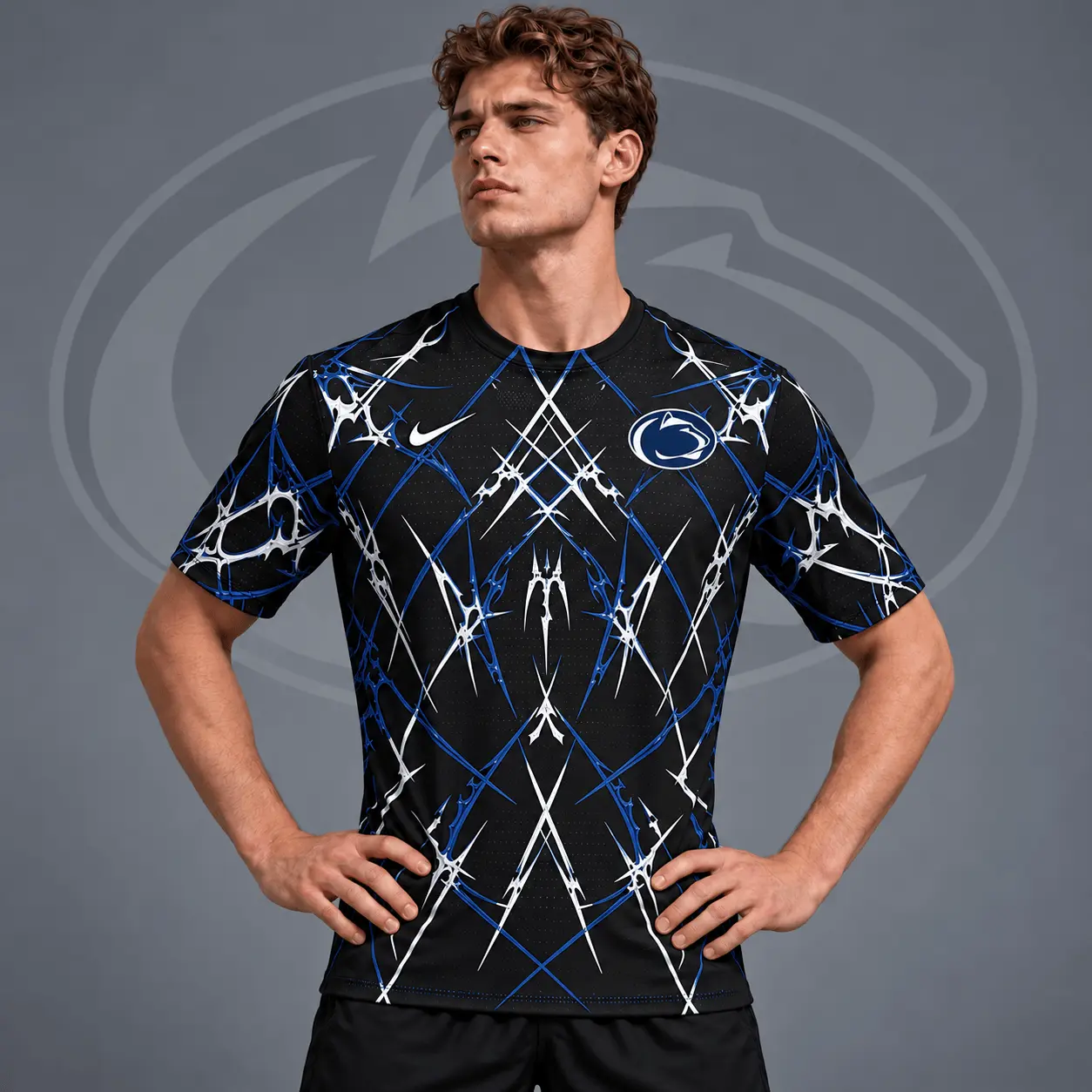 Penn State Nittany Lions | Premium NCAA Razor Web Performance Crewneck T-Shirt NDN