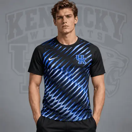 Kentucky Wildcats | Premium NCAA Velocity Slash Performance Crewneck T-Shirt NDN
