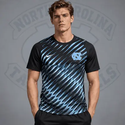 North Carolina Tar Heels | Premium NCAA Velocity Slash Performance Crewneck T-Shirt NDN