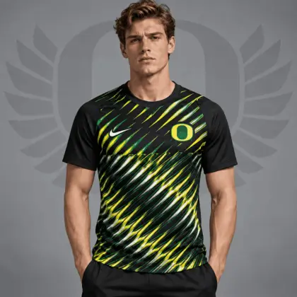 Oregon Ducks | Premium NCAA Velocity Slash Performance Crewneck T-Shirt NDN
