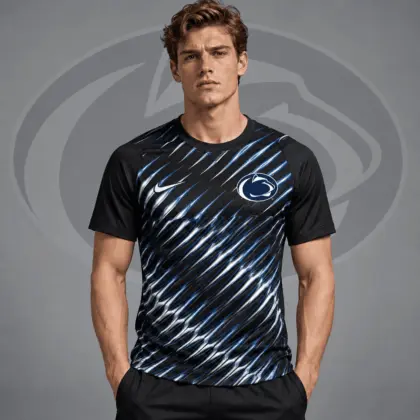 Penn State Nittany Lions | Premium NCAA Velocity Slash Performance Crewneck T-Shirt NDN