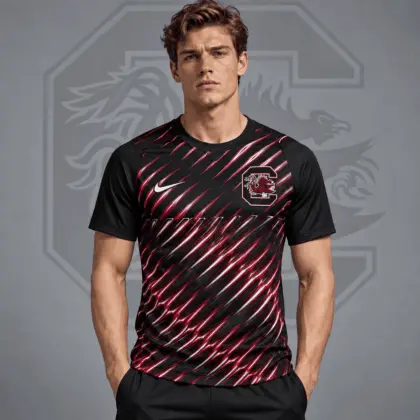 South Carolina Gamecocks | Premium NCAA Velocity Slash Performance Crewneck T-Shirt NDN
