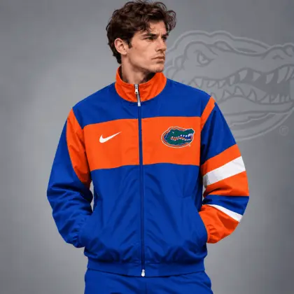Florida Gators | Premium NCAA Classic Sideline Colorblock Full Zip Jacket NDN