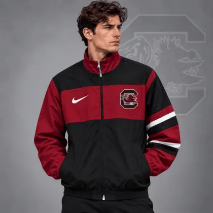 South Carolina Gamecocks | Premium NCAA Classic Sideline Colorblock Full Zip Jacket NDN