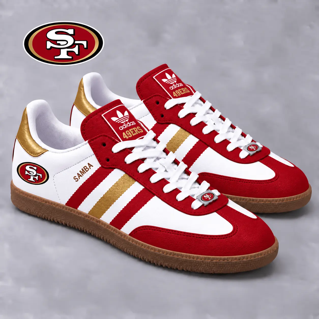 San Francisco 49ers | Premium NFL Game Day Samba Shoes NY