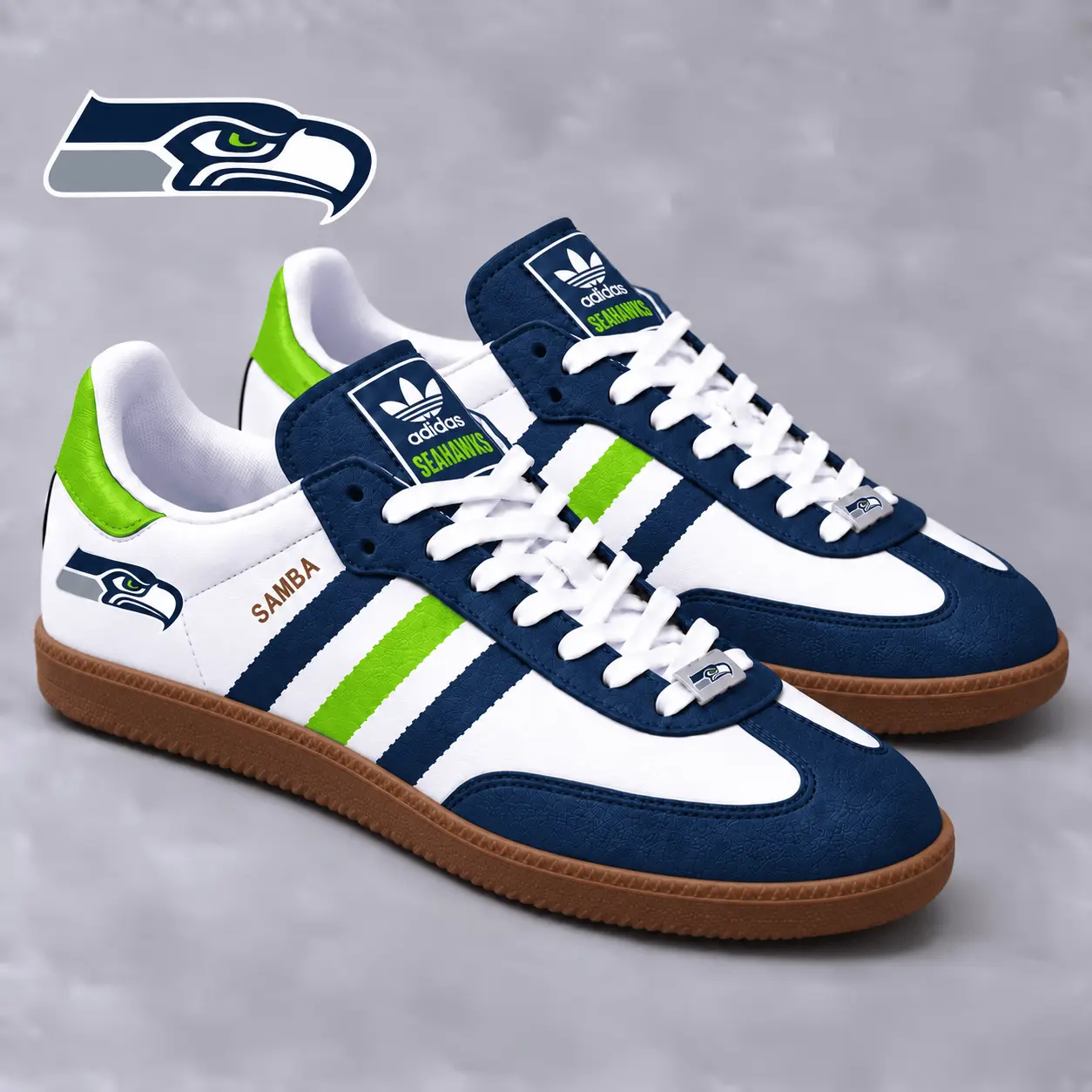 Seattle Seahawks | Premium NFL Game Day Samba Shoes NY