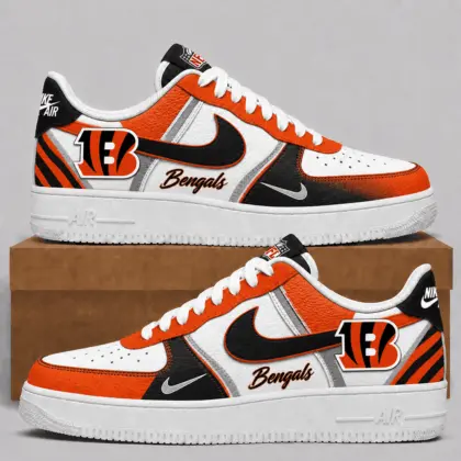 Cincinnati Bengals | Premium NFL Team Air Force Sneakers NTT