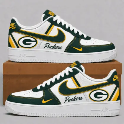 Green Bay Packers | Premium NFL Team Air Force Sneakers NTT