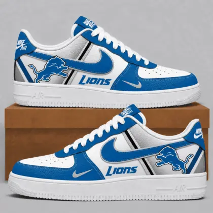 Detroit Lions | Premium NFL Team Air Force Sneakers NTT