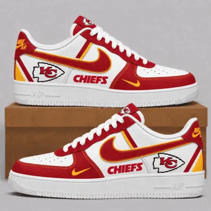 Kansas City Chiefs | Premium NFL Team Air Force Sneakers NTT