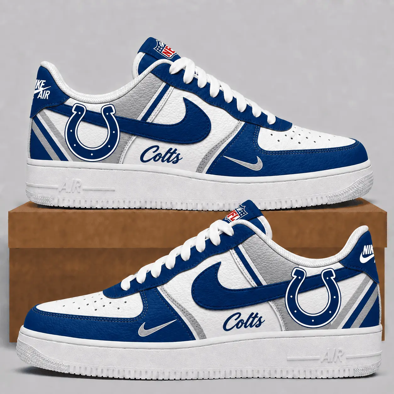 Indianapolis Colts | Premium NFL Team Air Force Sneakers NTT