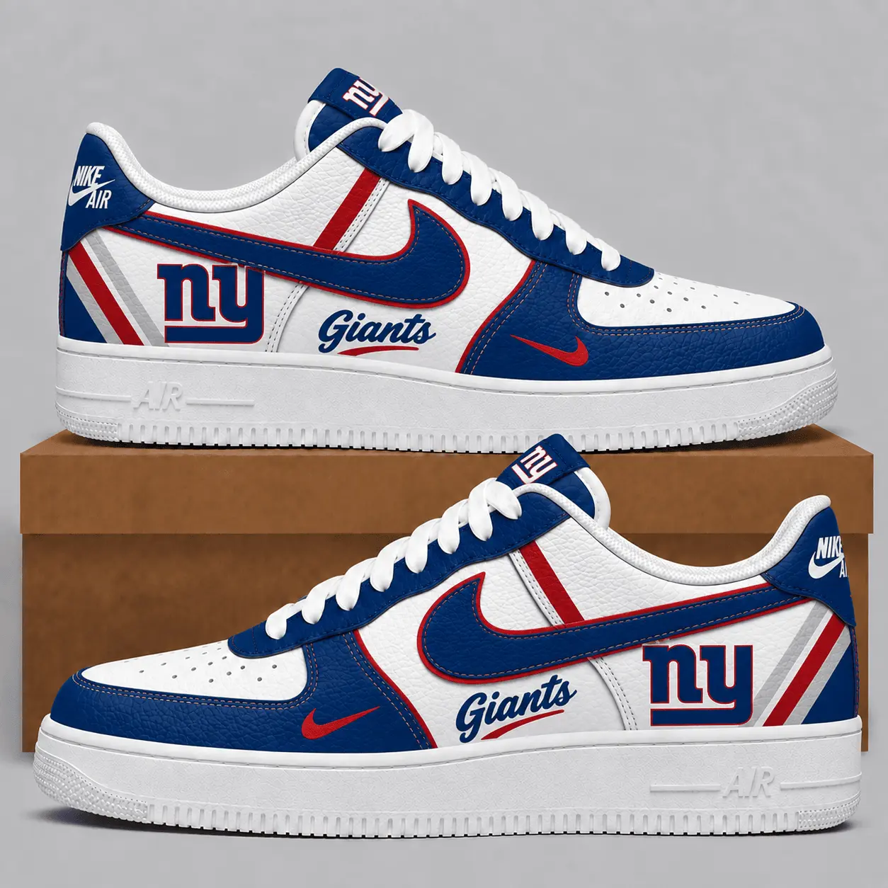 New York Giants | Premium NFL Team Air Force Sneakers NTT
