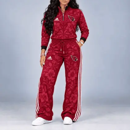 Arizona Cardinals | Premium NFL Stadium Style Floral Quarter-Zip + Pants TD