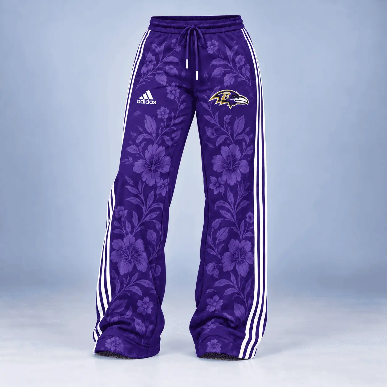 Baltimore Ravens | Premium NFL Stadium Style Floral Quarter-Zip + Pants TD - Image 3