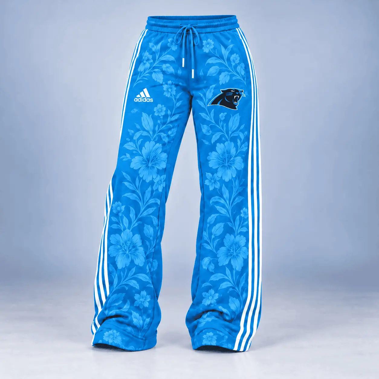 Carolina Panthers | Premium NFL Stadium Style Floral Quarter-Zip + Pants TD - Image 3
