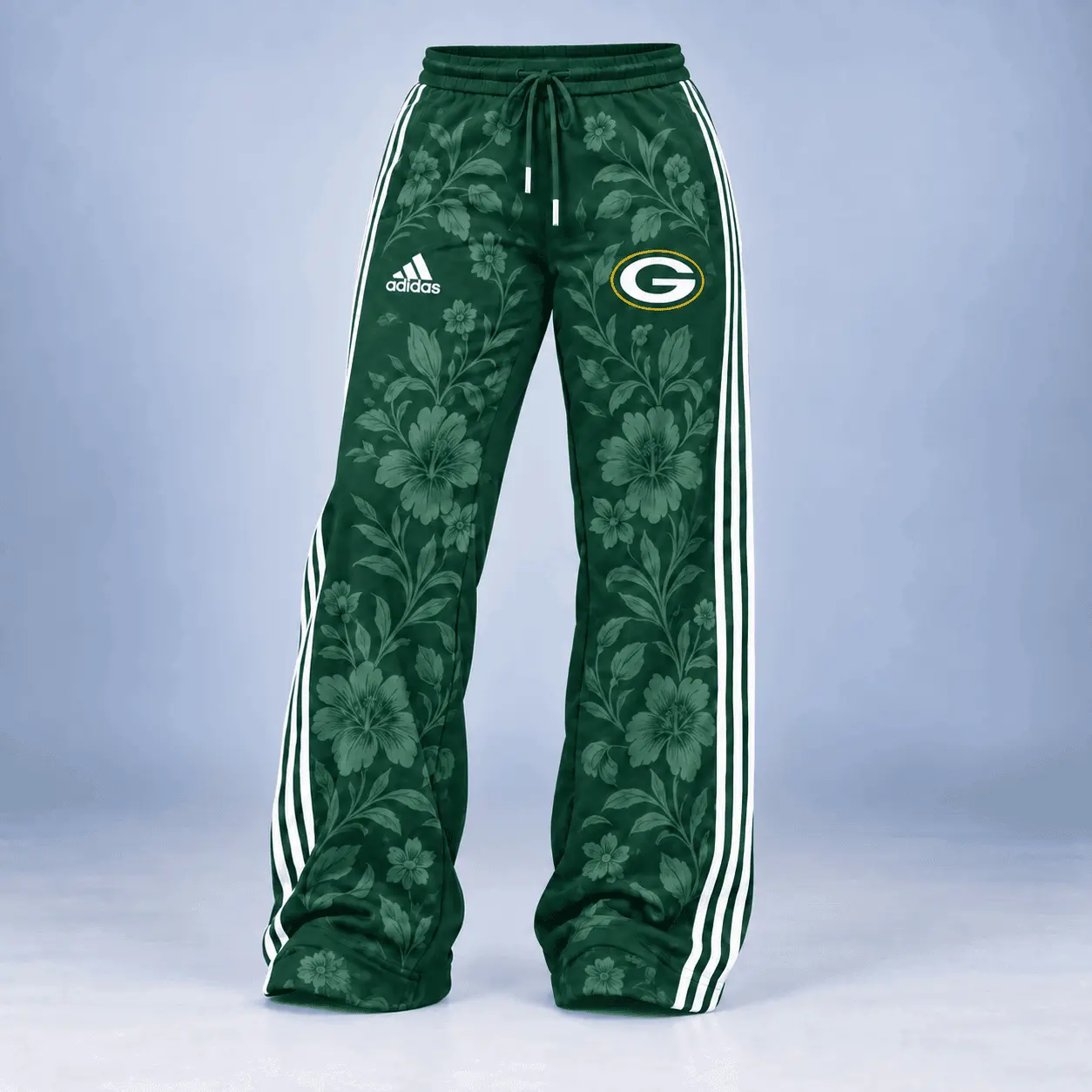 Green Bay Packers | Premium NFL Stadium Style Floral Quarter-Zip + Pants TD - Image 3