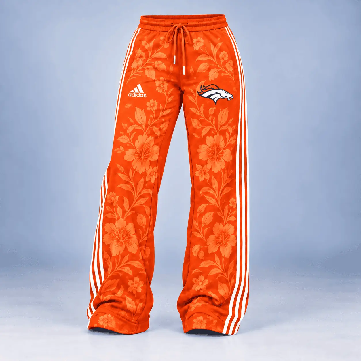Denver Broncos | Premium NFL Stadium Style Floral Quarter-Zip + Pants TD - Image 3