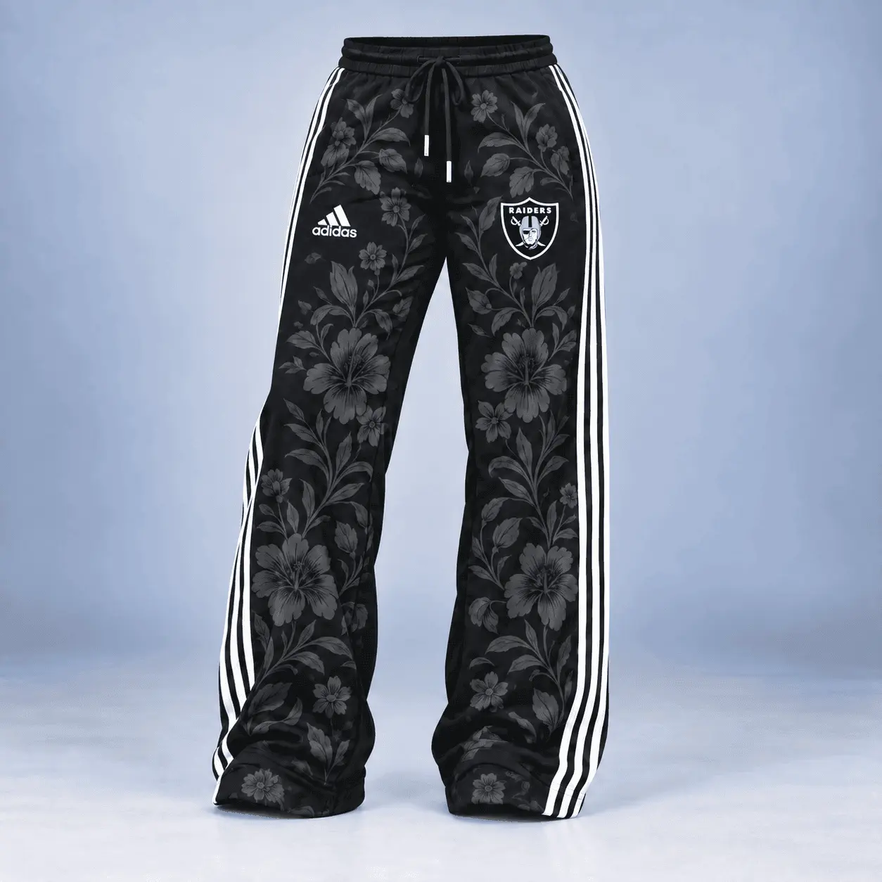 Las Vegas Raiders | Premium NFL Stadium Style Floral Quarter-Zip + Pants TD - Image 3