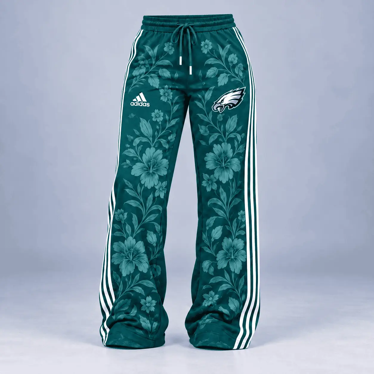 Philadelphia Eagles | Premium NFL Stadium Style Floral Quarter-Zip + Pants TD - Image 3