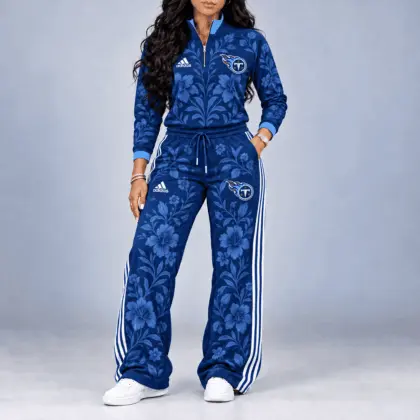 Tennessee Titans | Premium NFL Stadium Style Floral Quarter-Zip + Pants TD