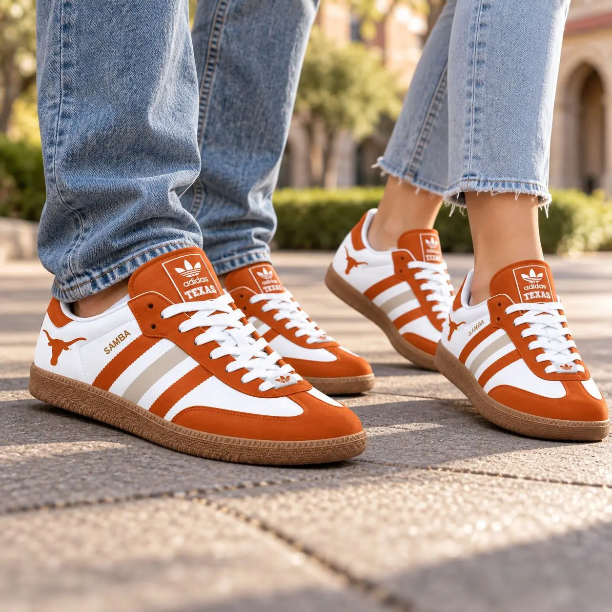 Texas Longhorns | Premium NCAA Team Pride Samba Shoes NY - Image 2