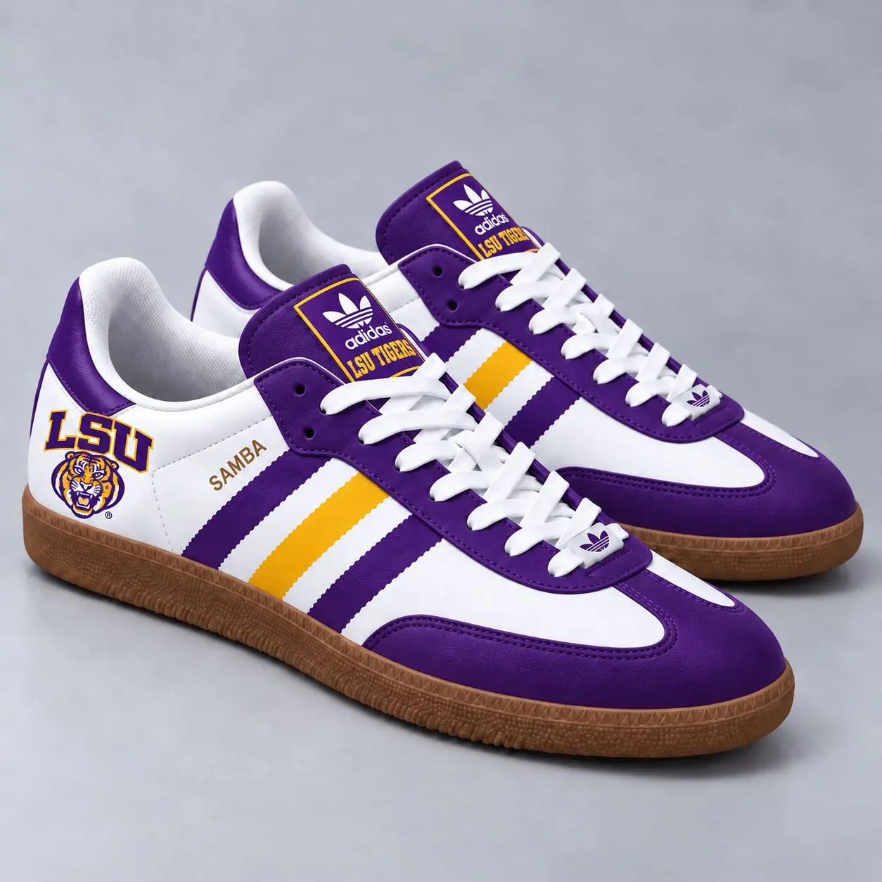 LSU Tigers | Premium NCAA Team Pride Samba Shoes NY