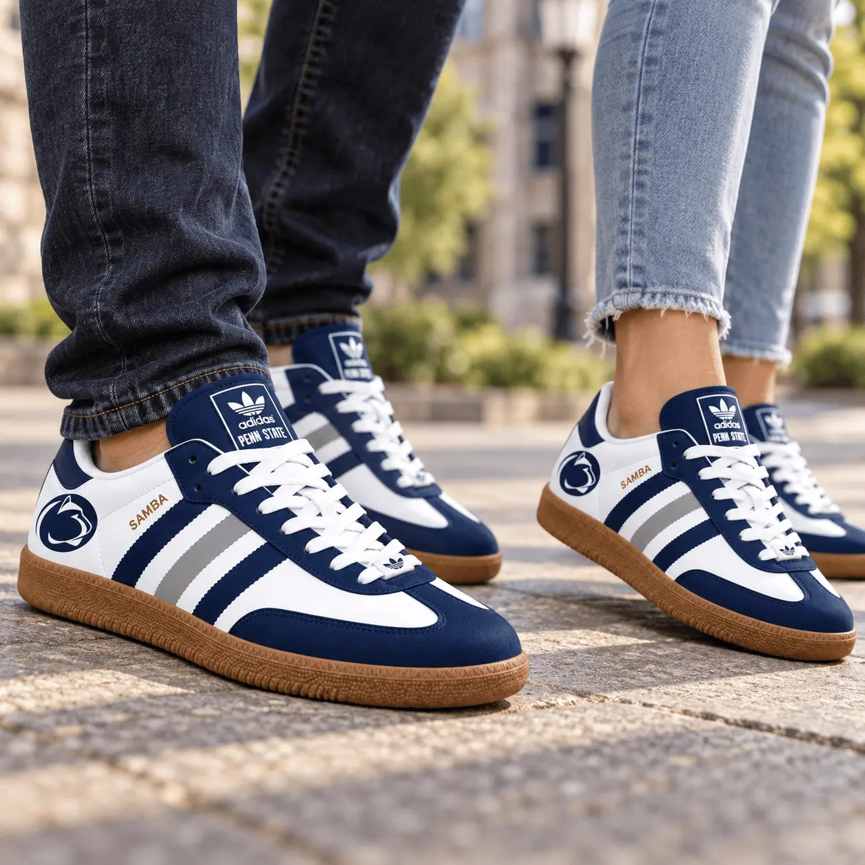 Penn State Nittany Lions | Premium NCAA Team Pride Samba Shoes NY - Image 2