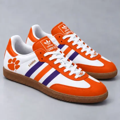 Clemson Tigers | Premium NCAA Team Pride Samba Shoes NY