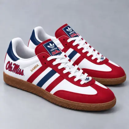 Ole Miss Rebels | Premium NCAA Team Pride Samba Shoes NY