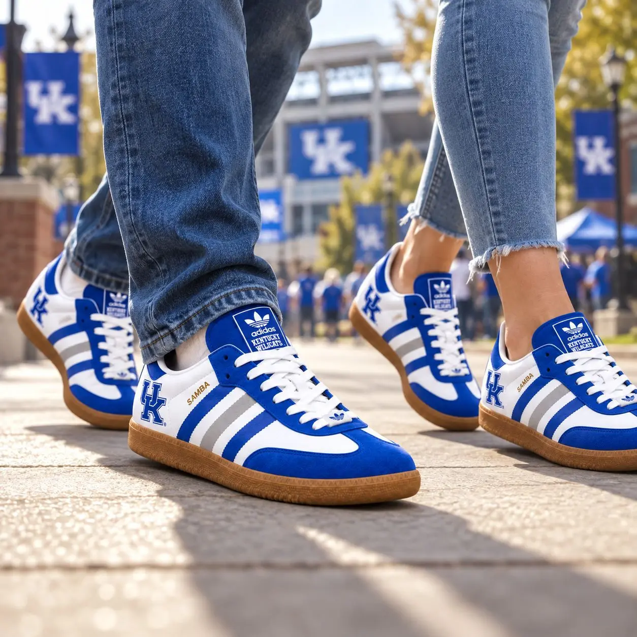 Kentucky Wildcats | Premium NCAA Team Pride Samba Shoes NY - Image 2