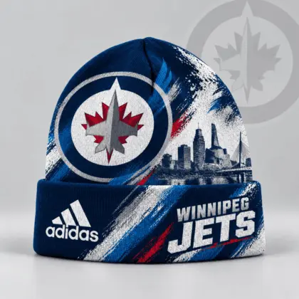 Winnipeg Jets | Premium NHL Distressed Cityscape Logo Knit Beanie NDN