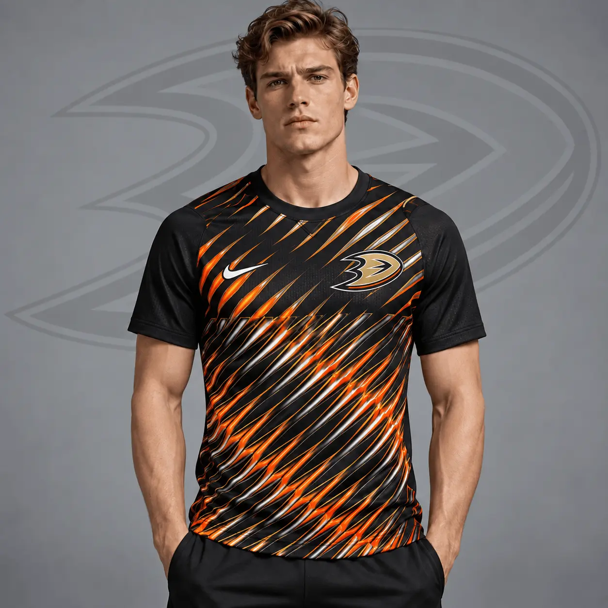 Anaheim Ducks | Premium NHL Inferno Slash Performance T-Shirt NDN