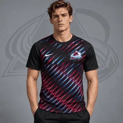 Colorado Avalanche | Premium NHL Inferno Slash Performance T-Shirt NDN