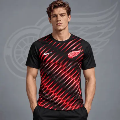 Detroit Red Wings | Premium NHL Inferno Slash Performance T-Shirt NDN
