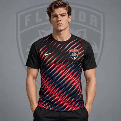 Florida Panthers | Premium NHL Inferno Slash Performance T-Shirt NDN