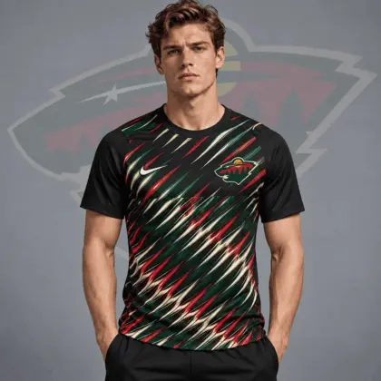 Minnesota Wild | Premium NHL Inferno Slash Performance T-Shirt NDN