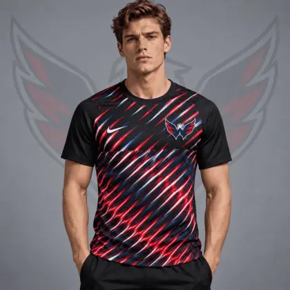 Washington Capitals | Premium NHL Inferno Slash Performance T-Shirt NDN