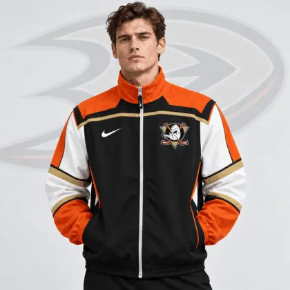Anaheim Ducks | Premium NHL Classic Colorblock Full Zip Track Jacket NDN