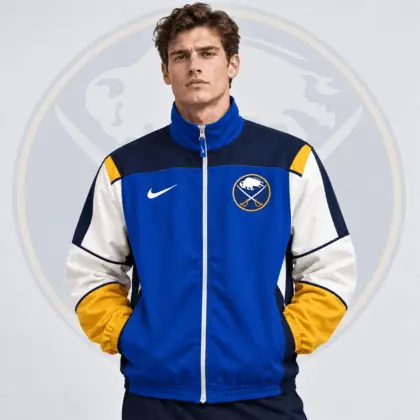 Buffalo Sabres | Premium NHL Classic Colorblock Full Zip Track Jacket NDN