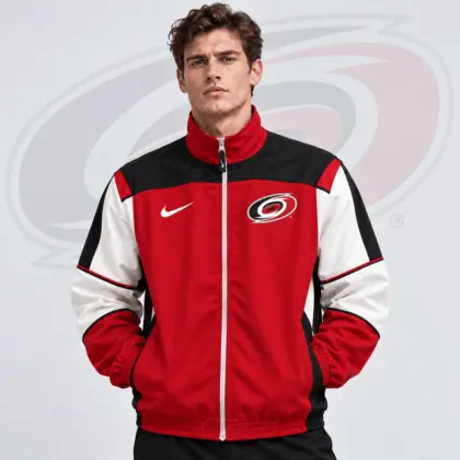Carolina Hurricanes | Premium NHL Classic Colorblock Full Zip Track Jacket NDN