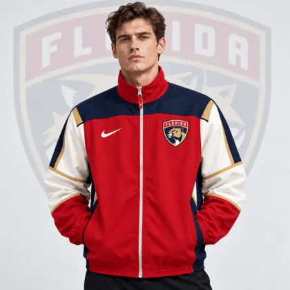 Florida Panthers | Premium NHL Classic Colorblock Full Zip Track Jacket NDN